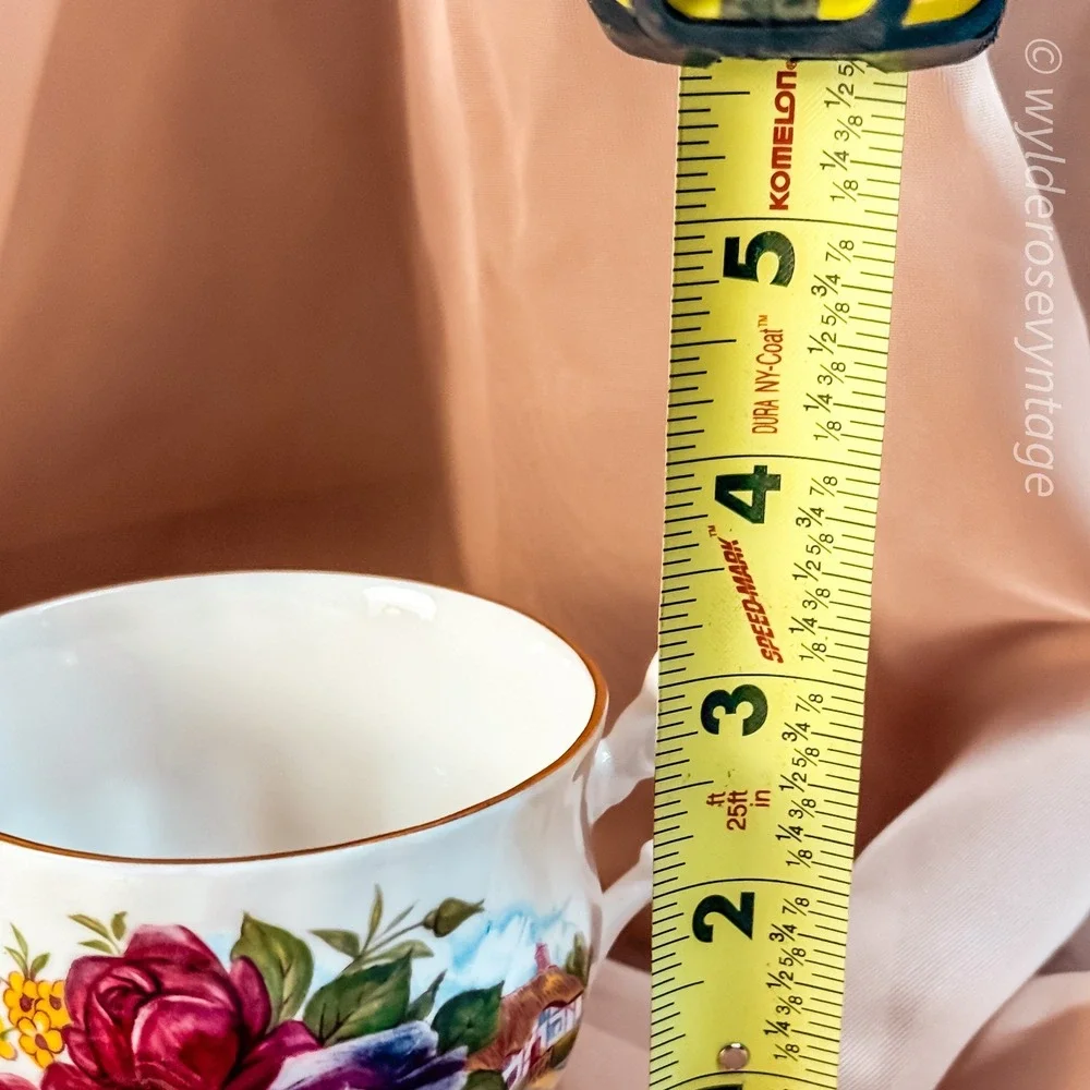 Floral Royal Dover Bone‎ China Teacup